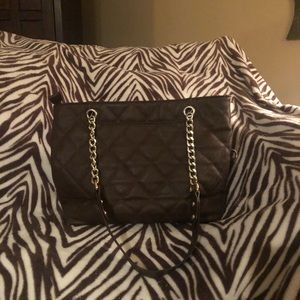 Brown Leather Shoulder Bag